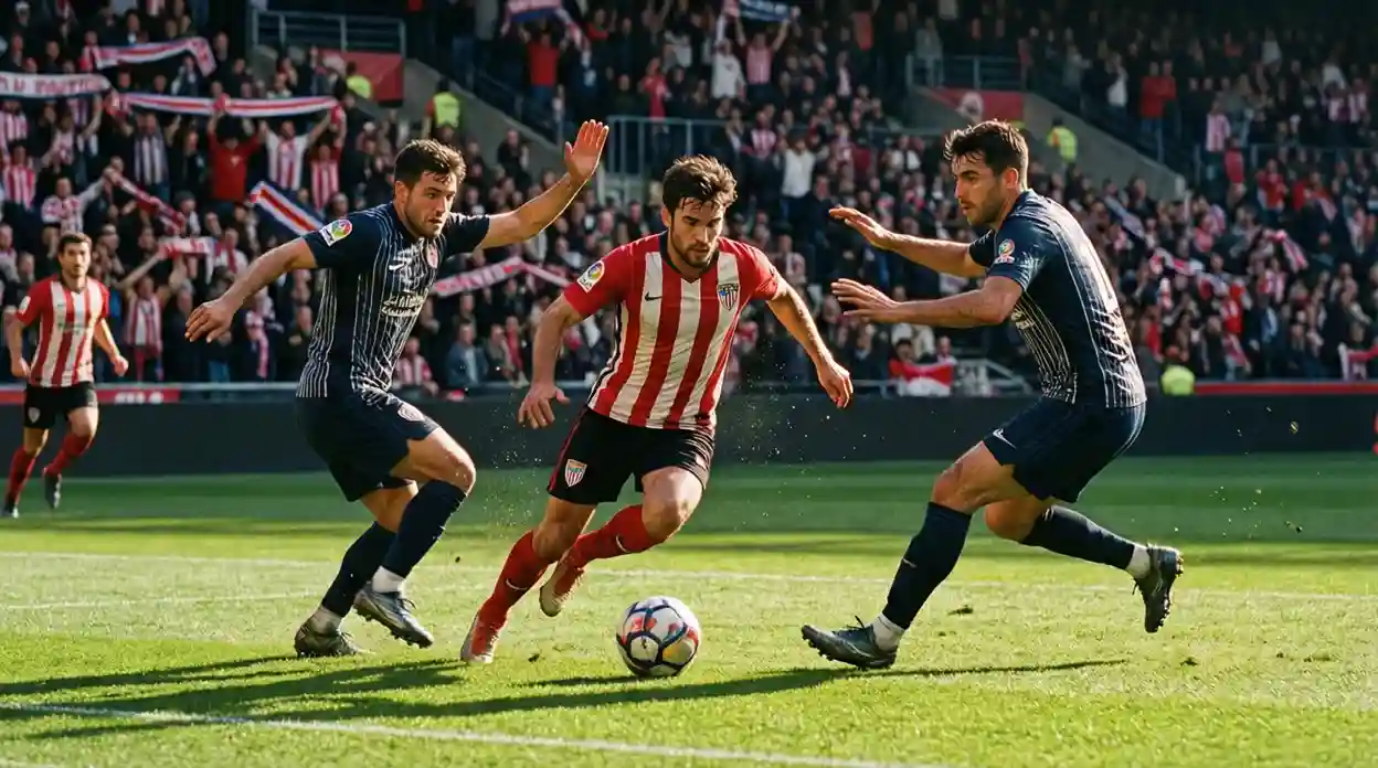 Athletic Club en acción ofensiva contra un rival de media tabla