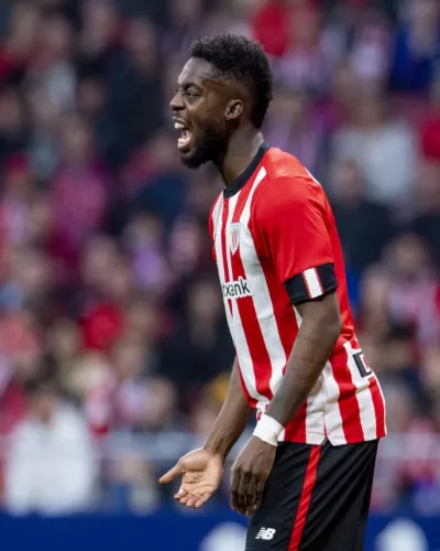 Iñaki Williams celebrando un gol del Athletic Club