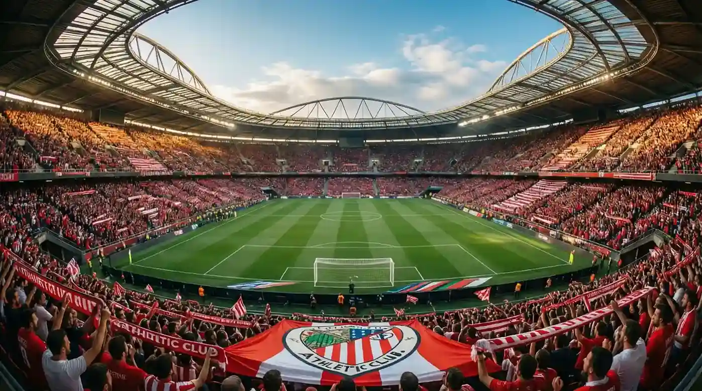 Vista panorámica de San Mamés durante un partido de LaLiga